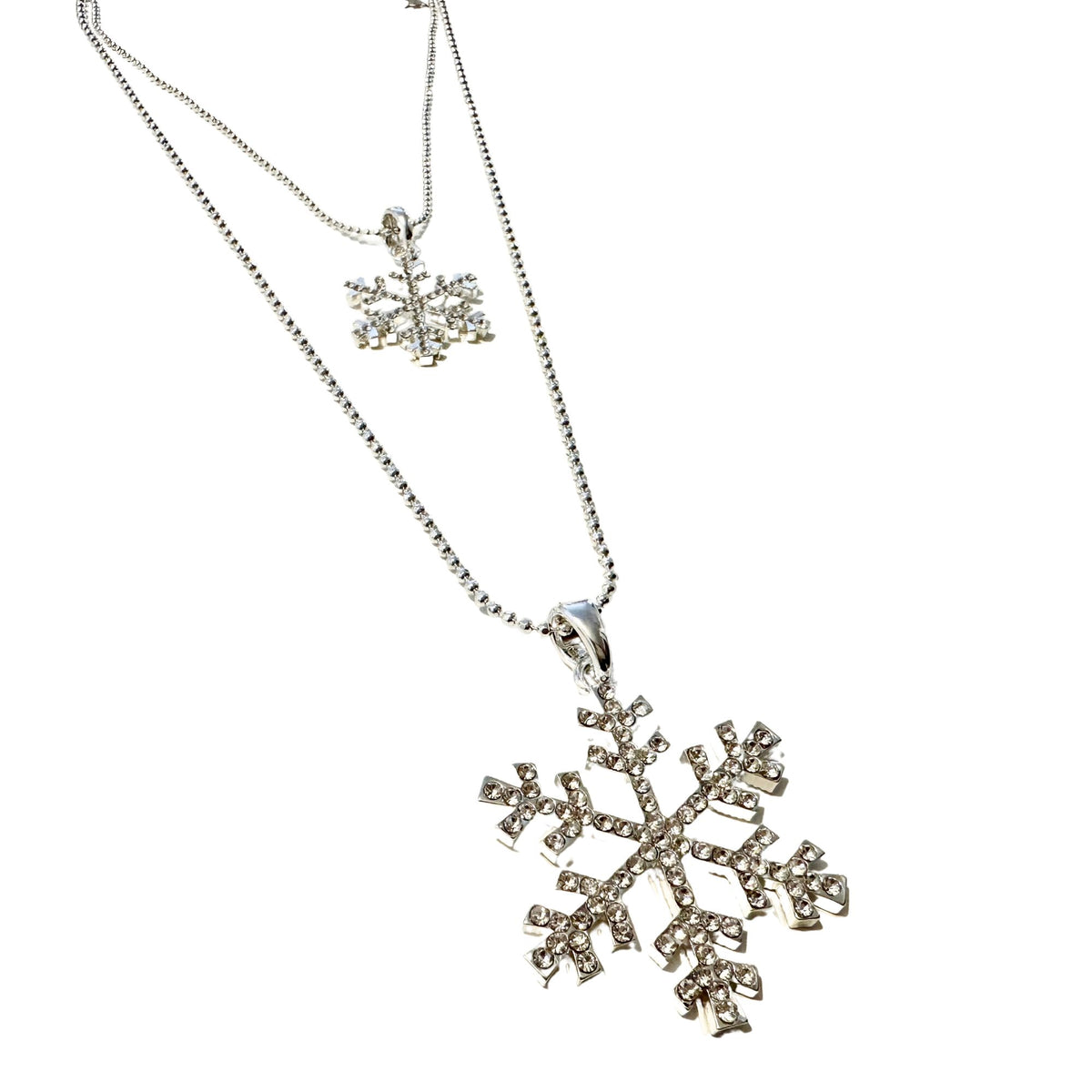 Double Magic Snowflake Necklace