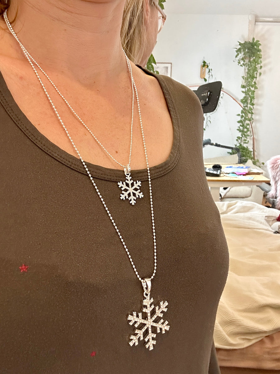 代引不可 Luna Snowflake Necklace herlipto - アクセサリー